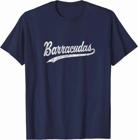 Barracudas T Shirt Vintage Sports Name Tee Design T-Shirt
