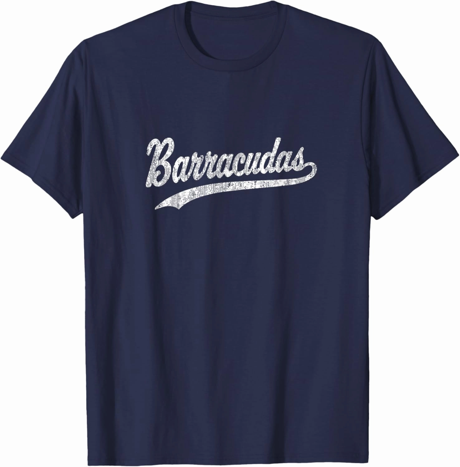 Barracudas T Shirt Vintage Sports Name Tee Design T-Shirt
