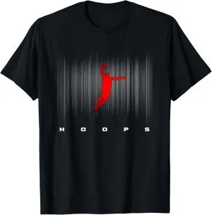 Basketball Clothing Basketball T-Shirt - Black, Small, Classic Fit, Short Sleeve, Unisex-Adults, Boys