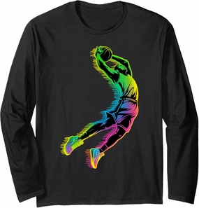 Basketball Dunk Long Sleeve T-Shirt