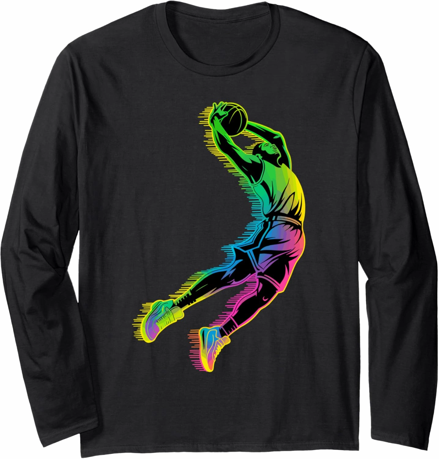 Basketball Dunk Long Sleeve T-Shirt