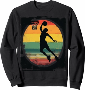 Basketball Dunk Silhouette Sweatshirt