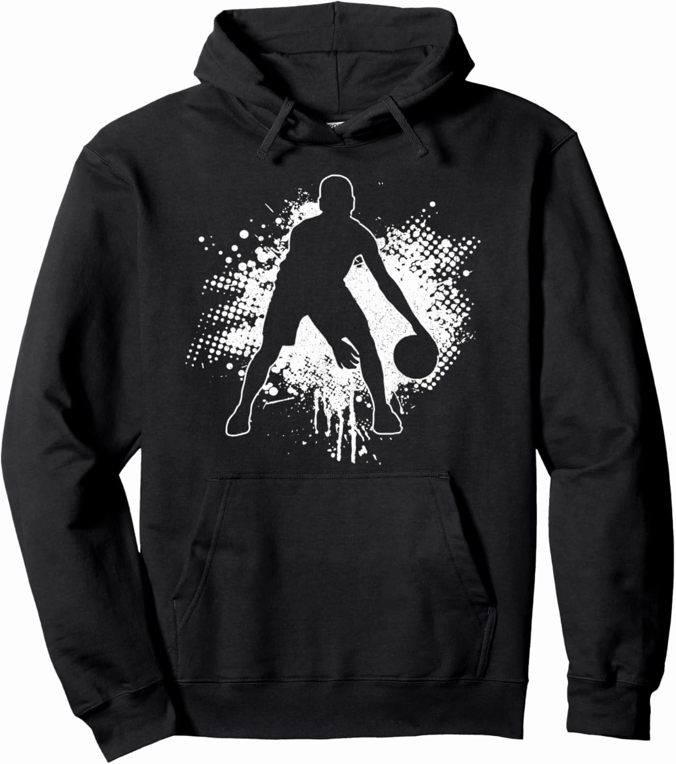 Basketball Vintage Bball Player Trainer Sport Baller Pullover Hoodie