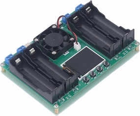 Battery Capacity Tester, Realtime Display, Adjustable Cycles, Integrated Charging, Null Position Function for DIY Projects, for Versatile Battery Testing