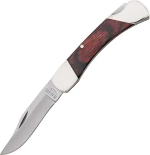 Bear & Son - MANUAL - 2.75" - Clip Point - 440 Stainless Steel - Rosewood - Lockback - 205R