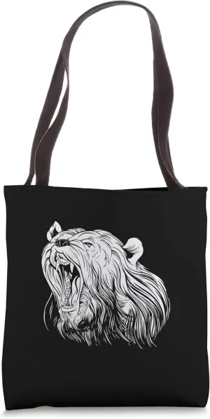 Bear roars wilderness bears gifts Alaska nature brown bear Tote Bag