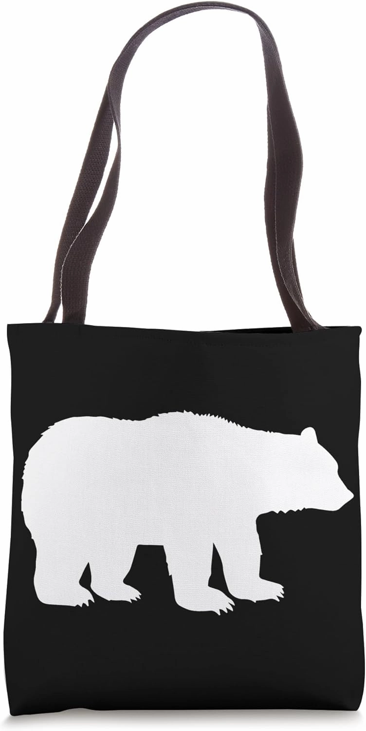 Bear - Brown Grizzly Cute Funny Animal Zoo Zoologist Tote Bag