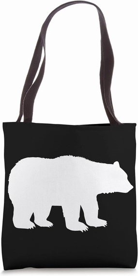 Bear - Brown Grizzly Cute Funny Animal Zoo Zoologist Tote Bag