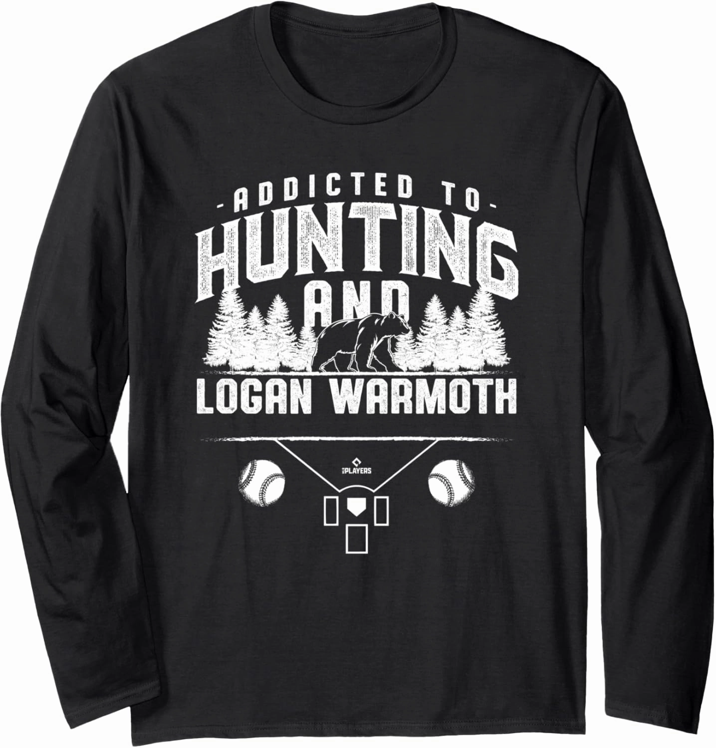 Bear Hunting and Logan Warmoth Prospect Baseball Fan Gear Long Sleeve T-Shirt