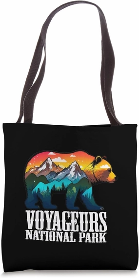 Bear Voyageurs National Park Minnesota family vacation Dad Tote Bag