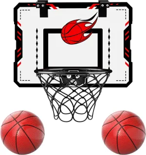Bennol Basketball Hoop Indoor Toys Gifts for 3 4 5 6 7 8 Year Olds Boys Kids, Over The Door Mini Basketball Hoop Toys for Boys 3-5 6-8 8-12, Basketball Hoop Boys Toys Gifts for 4 5 6 7 8 Year Old
