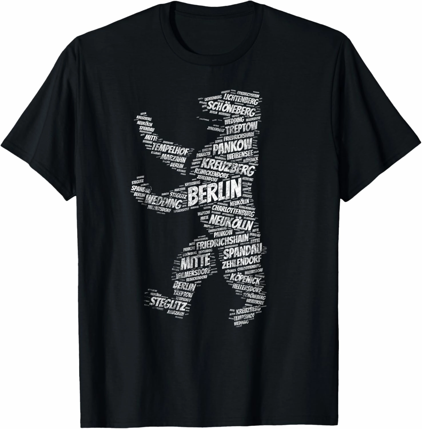 Berlin Bear Landmark City Districts Germany Souvenir T-Shirt
