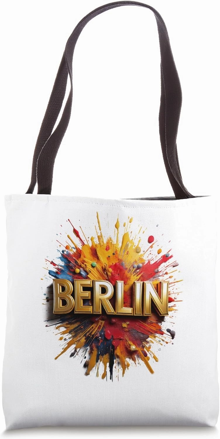 Berlin Design - Berlin Colors - Pop Art - I Love Berlin Tote Bag