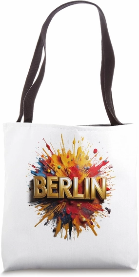 Berlin Design - Berlin Colors - Pop Art - I Love Berlin Tote Bag