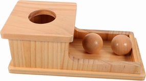 BESPORTBLE 1 Set Ball Wooden Box for Early Education Enhances Hand Coordination and Fine Motor Skills for Indoor Play and Cognitive Development