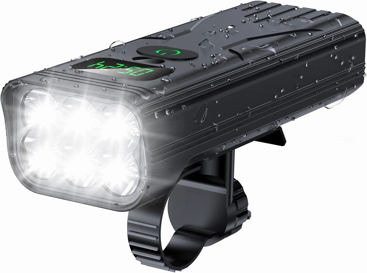 Bike Lights Set, Ultra-Long Battery Life 9000 Lumen Bike Light for Night Riding, Bike Headlight and Rear, IPX6 Waterproof, All-Aluminum Construction – Ideal for Mountain, Road, and City Cycling