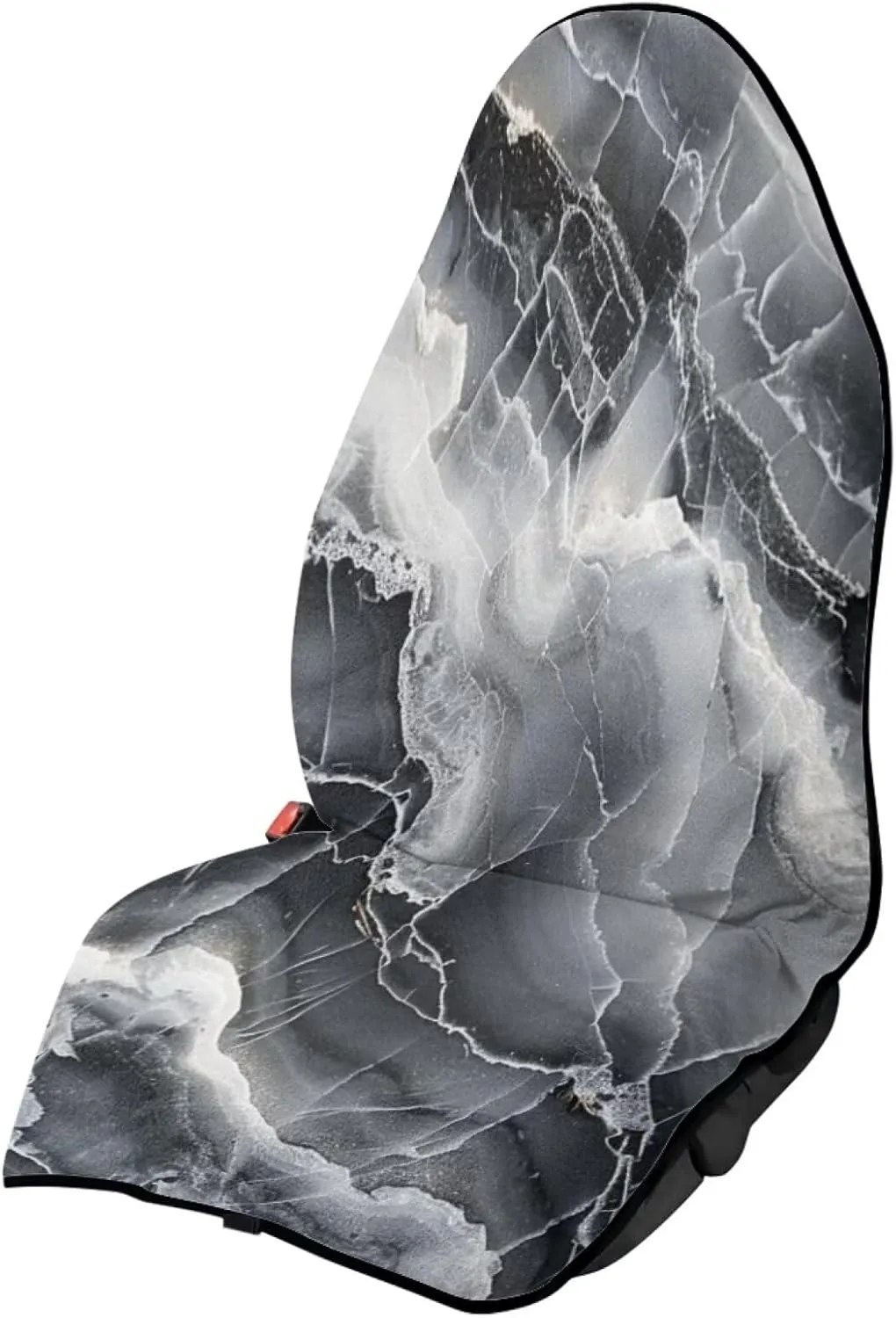 Black Marble Sweat Towel Car Seat Cover for Gym Running Athletes Waterproof Car Seat Cover Protector Front Seats Only Stain Resistant Bench Seat Covers Universal Fit Most Vehicles