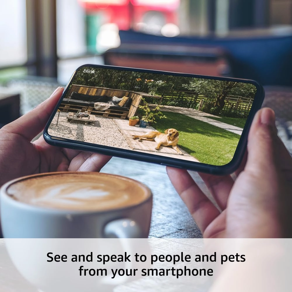 Blink Outdoor 4 (newest model) – Wireless smart security camera, two-year battery life, two-way talk. Required Sync Module not included – Add-on camera