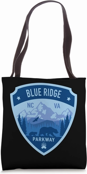 Blue Ridge Parkway NC and VA Design Tote Bag