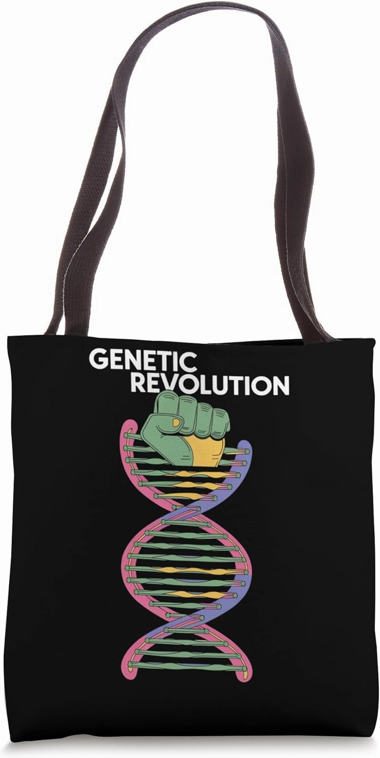 Bold DNA Revolution Design Tote Bag
