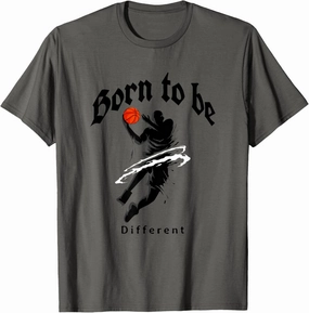 Born to Be Different, Cool Legend Basketball Slam Dunk Style T-Shirt