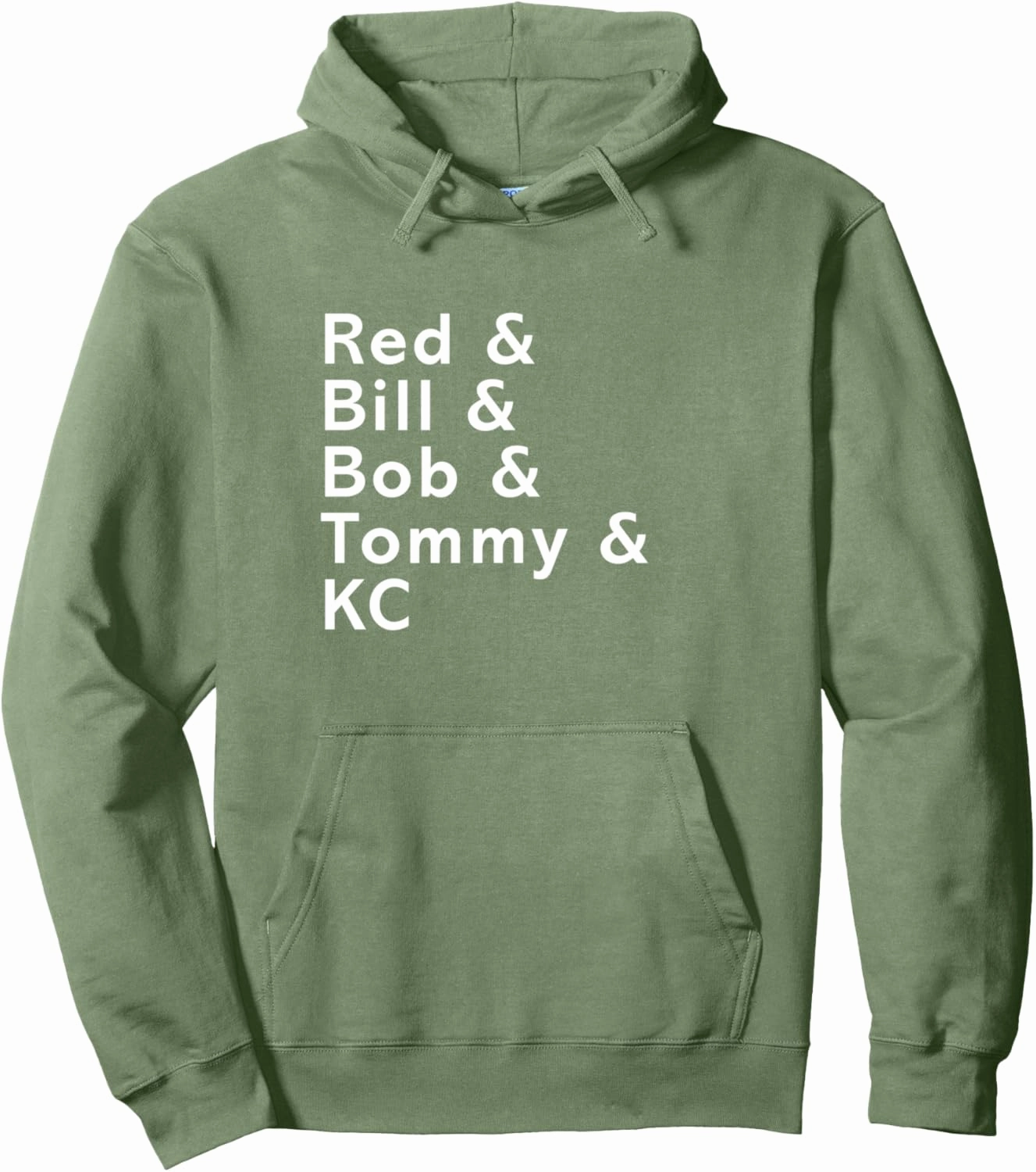 Boston Red Bill Bob Tommy KC 1950s Pullover Hoodie