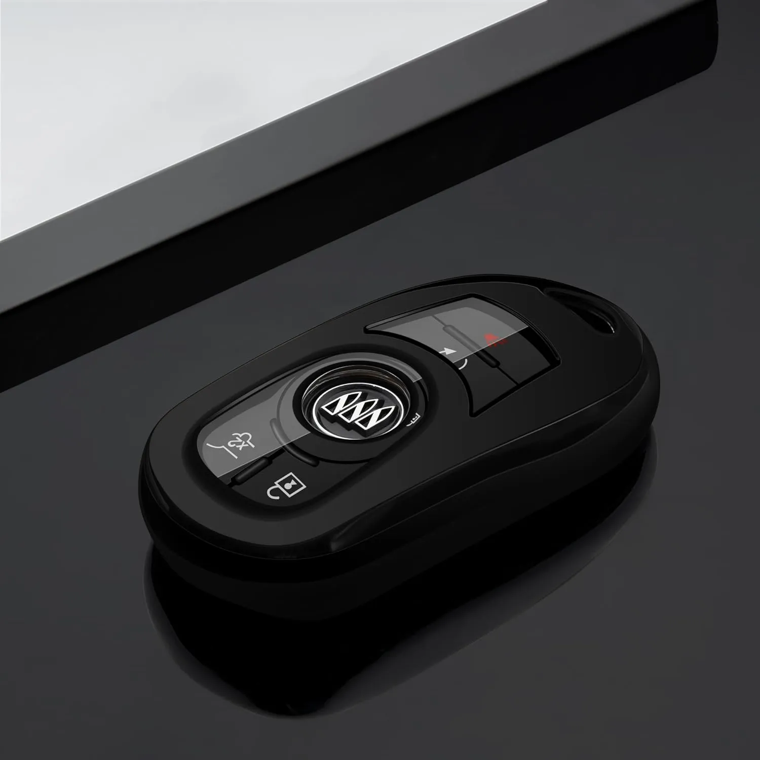Buick Key Fob Cover Car Key Protector Case Key Chain Holder Accessories Black
