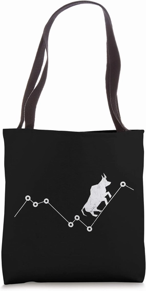 Bull Stock Bond Currency Market Trader Investor Metatrader Tote Bag