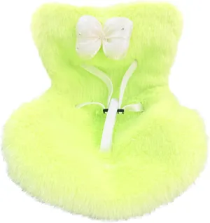 Car Air Vent Fashion Doll Seat, Doll Seat Decoration Car Plush Toy seat,Car Seat for Fashion Dolls Air Vent Clip and Desktop Stand Compatible with Labu Doll 17cm /6.7in (Green)