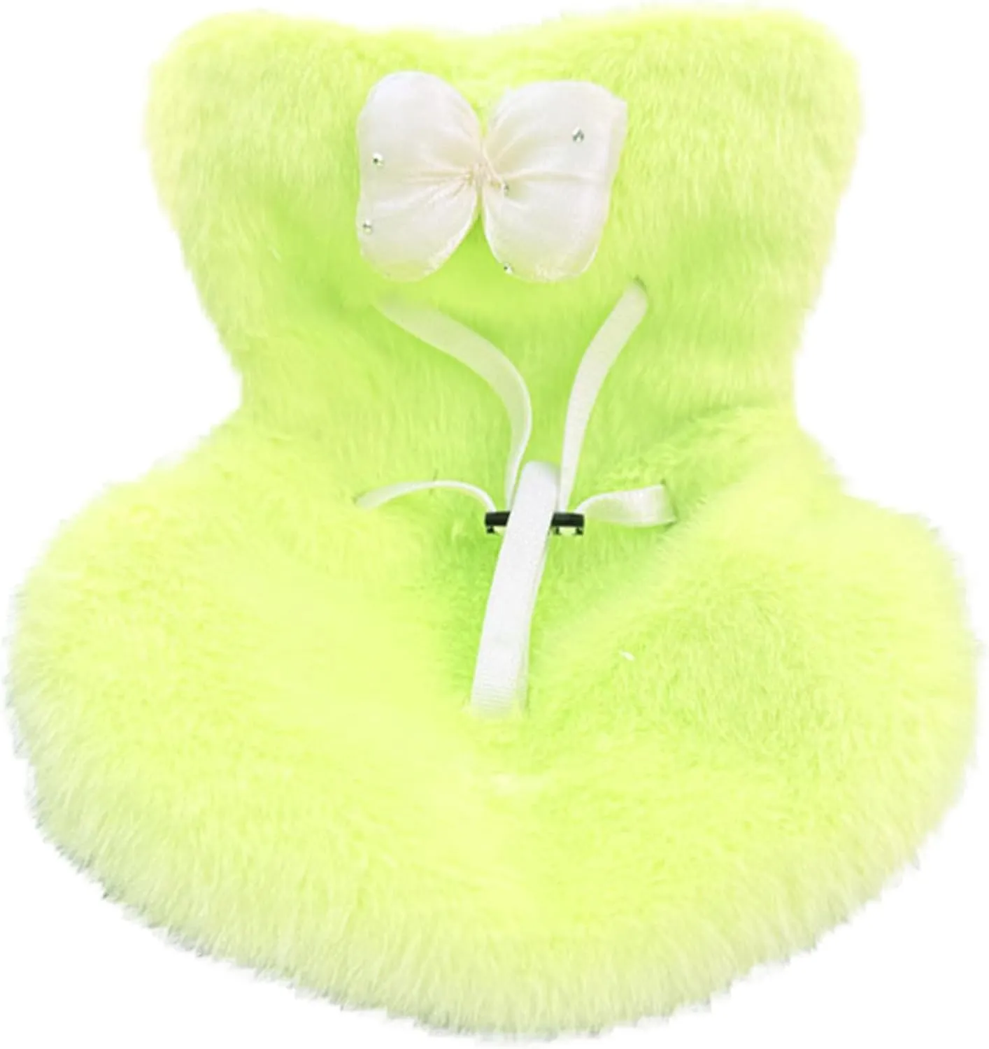 Car Air Vent Fashion Doll Seat, Doll Seat Decoration Car Plush Toy seat,Car Seat for Fashion Dolls Air Vent Clip and Desktop Stand Compatible with Labu Doll 17cm /6.7in (Green)