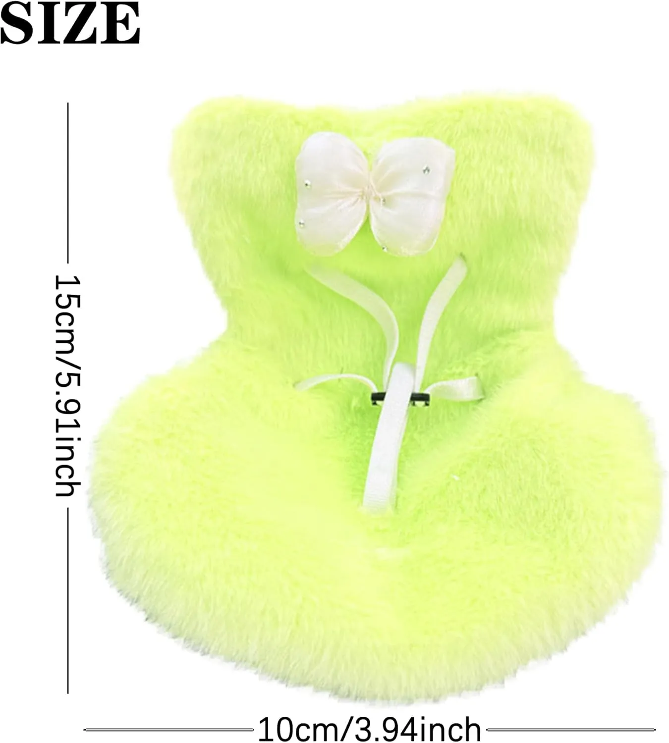 Car Air Vent Fashion Doll Seat, Doll Seat Decoration Car Plush Toy seat,Car Seat for Fashion Dolls Air Vent Clip and Desktop Stand Compatible with Labu Doll 17cm /6.7in (Green)