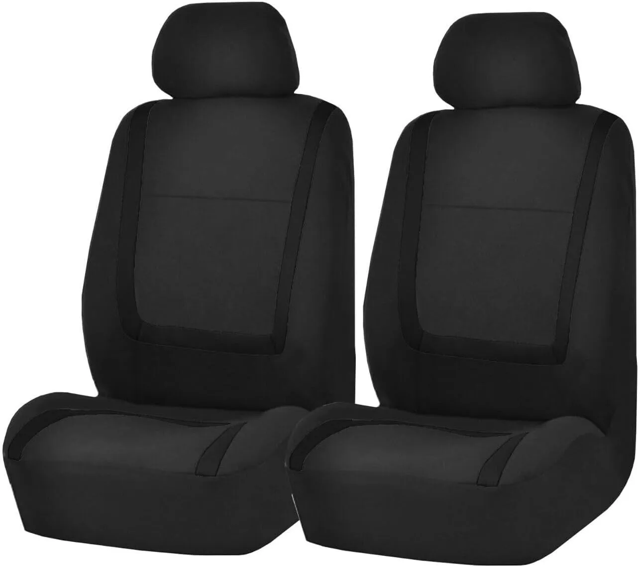 Car Seat Covers for Mazda Atenza Daewoo Matiz Nexia Kalos Evanda, Full Set Car Seat Protectors, Breathable Comfortable Front Rear Seat Cushion Protector Covers Accessories,B Black