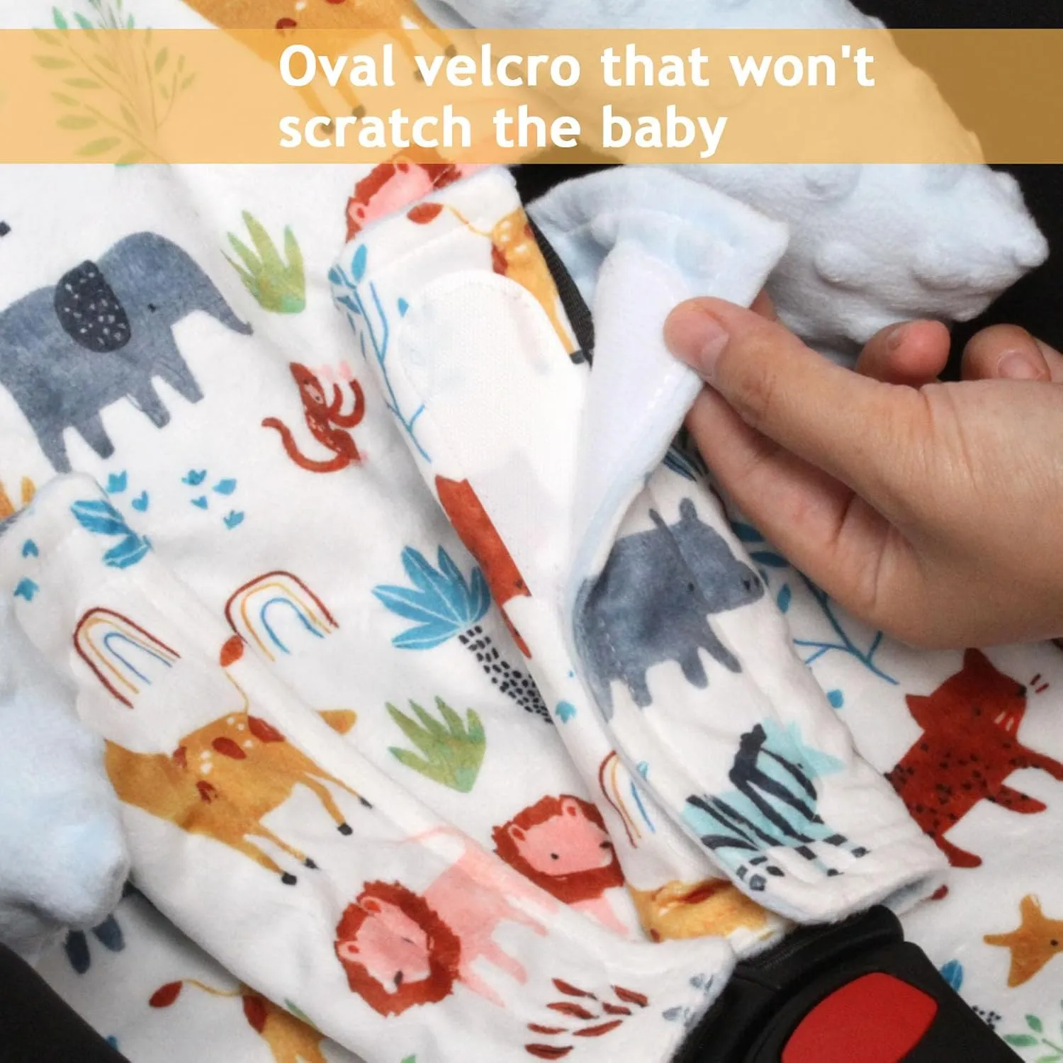 Car Seat Head Support Infant & Strap Covers, Infant Car Seat Insert for Newborn, Soft Minky Dot Baby Car Seat Cushion for Strollers, Swings, Bouncers