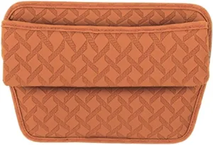 Car Seat Storage Box for Lada Granta/Largus/Niva/Niva Travel/Vesta/X-Ray/Concept, Premium Leather Car Storage Box Car Tidy Essentials with USB Charging Hole,C Orange