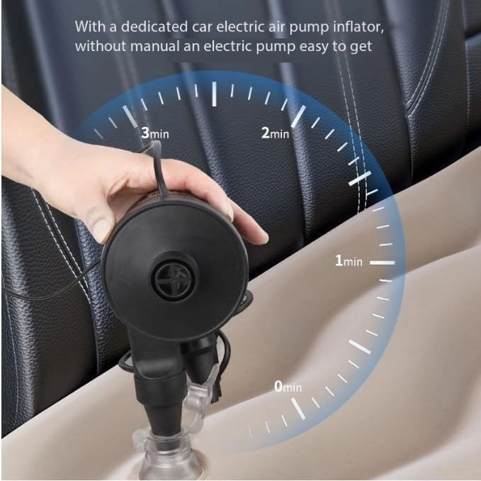 Car Air Mattress Back Seat for Chevrolet Blazer EV,Double Side Flocking Car Bed Portable Air Mattress Car Sleeping Mattress Car Accessories Cars Camping Bed,Off White