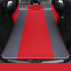 Car Automatic Inflatable Bed for BYD Tang EV 5seats 2018 2019 2020, Portable Movable Thickened Trunk Sleeping Bed Outdoor Camping Hiking Air Mattress,Red