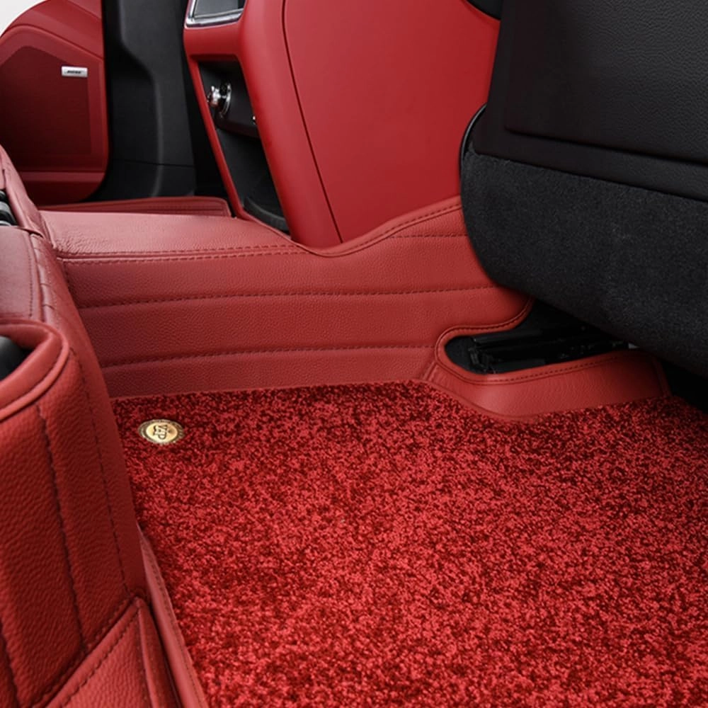 Car Floor Mats for Lamborghini Gallardo LP 570-4 Blancpain LP570-4 2011, All-Weather Protection Floor Liners Full Coverage Pads Carpets Floor Protection Underlay Accessories,E