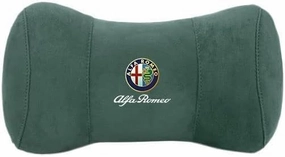 Car Headrest Pillow for Alfa Romeo Stelvio Giulia Giulietta Sportiva Mito, Car Neck Pillow, Head Neck Rest Cushion, Comfortable Soft Seat Back Pillows, Travel Pillow Cushion,E Green