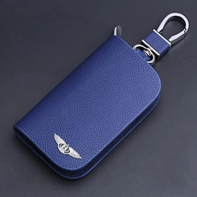 Car Key Fob Cover for Bentley Bentayga Continental Flying Spur Mulsanne, Key Protection Bag Car Keys Safety Protector Stylish Protection for Key Fobs Practical Accessories, Automobile Key Fob Cover
