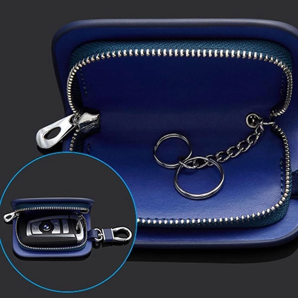 Car Key Fob Cover for Bentley Bentayga Continental Flying Spur Mulsanne, Key Protection Bag Car Keys Safety Protector Stylish Protection for Key Fobs Practical Accessories, Automobile Key Fob Cover
