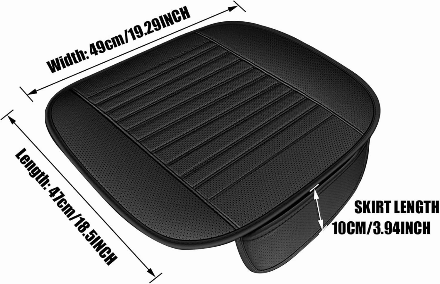 Car Seat Cushion, Compatible with Cupra e-Racer Leon Lbiza Born Raval, Soft, Breathable, Non-Slip Car Seat Protector, Car Accessories, Black