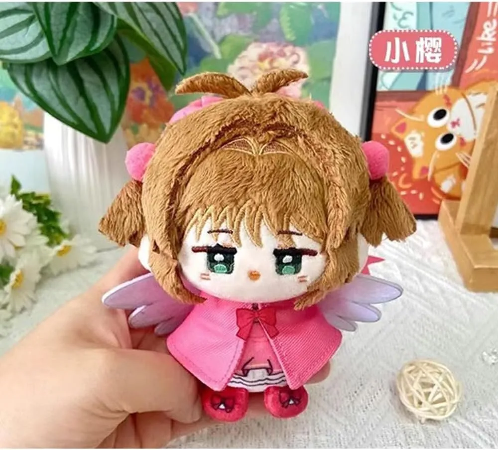 Cardcaptor Soft Figure Kinomot Plush, 12cm Anime Plushies Pillow Daidouji Tomoyo Plush Doll Cosplay Accessories Decoration Gifts