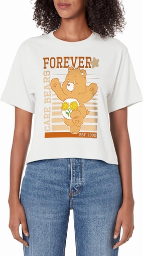 Care Bears 40th Anniversary Love-A-Lot Bear Forever Women's Crop Top
