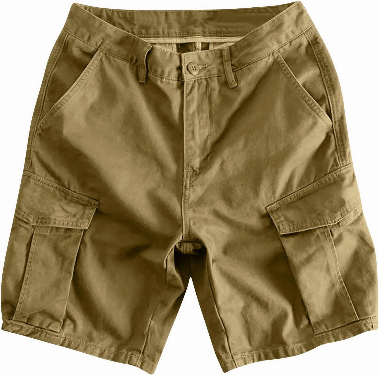 Cargo Shorts for Men 5 Inch Relaxed Fit Button-Fly Quick Dry Stretch Lightweight Tactical Wear Hiking with Multi Pockets