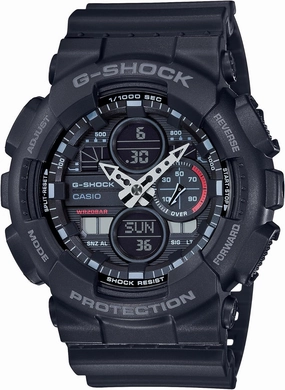 Casio G-Shock GA140-1A1 | Analog-Digital Watch | 200M Water Resistant | Shock & Magnetic Resistant | Dual Time Display | Sporty & Casual Design