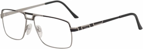 Cazal Men's Eyeglasses 7068 003 Black/Silver Full Rim Optical Frame 57mm