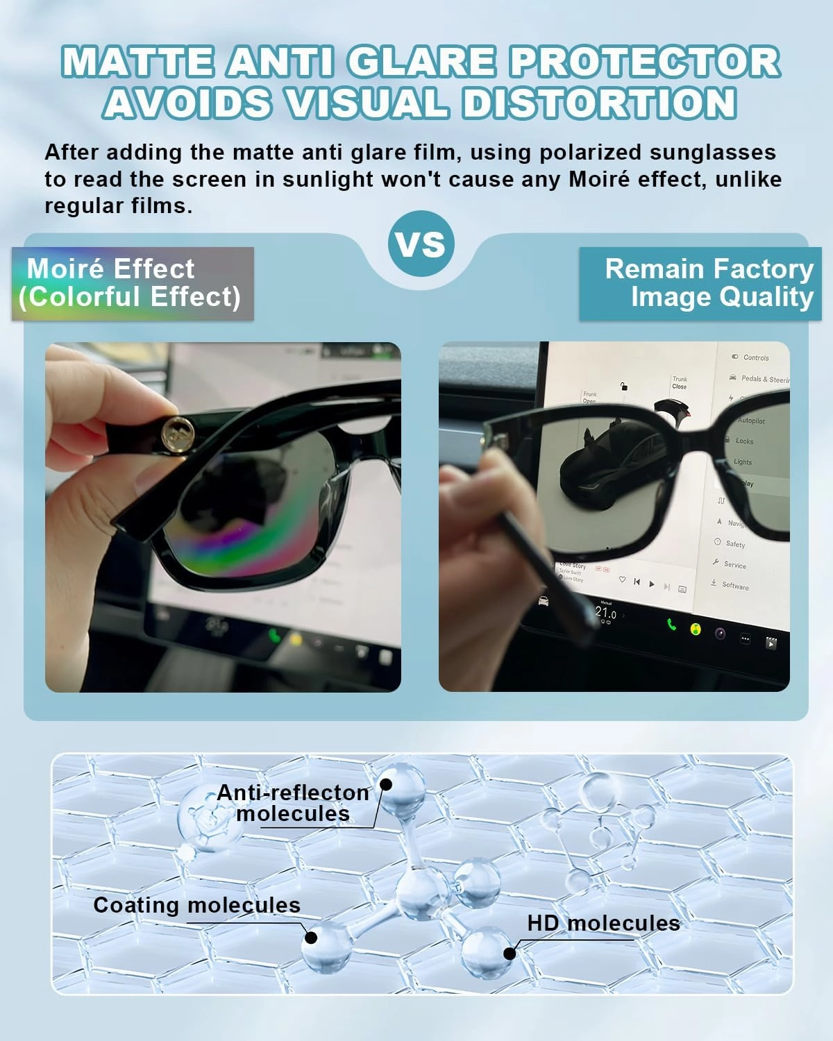 CDEFG for 2025 Forester Matte Anti Glare Screen Protector for 2025 Subaru Forester 11.6-Inch, Anti-Fingerprint Tempered Glass 2025 Subaru Forester Touring/Limited/Sport/Premium(Not for Outback/Legacy)