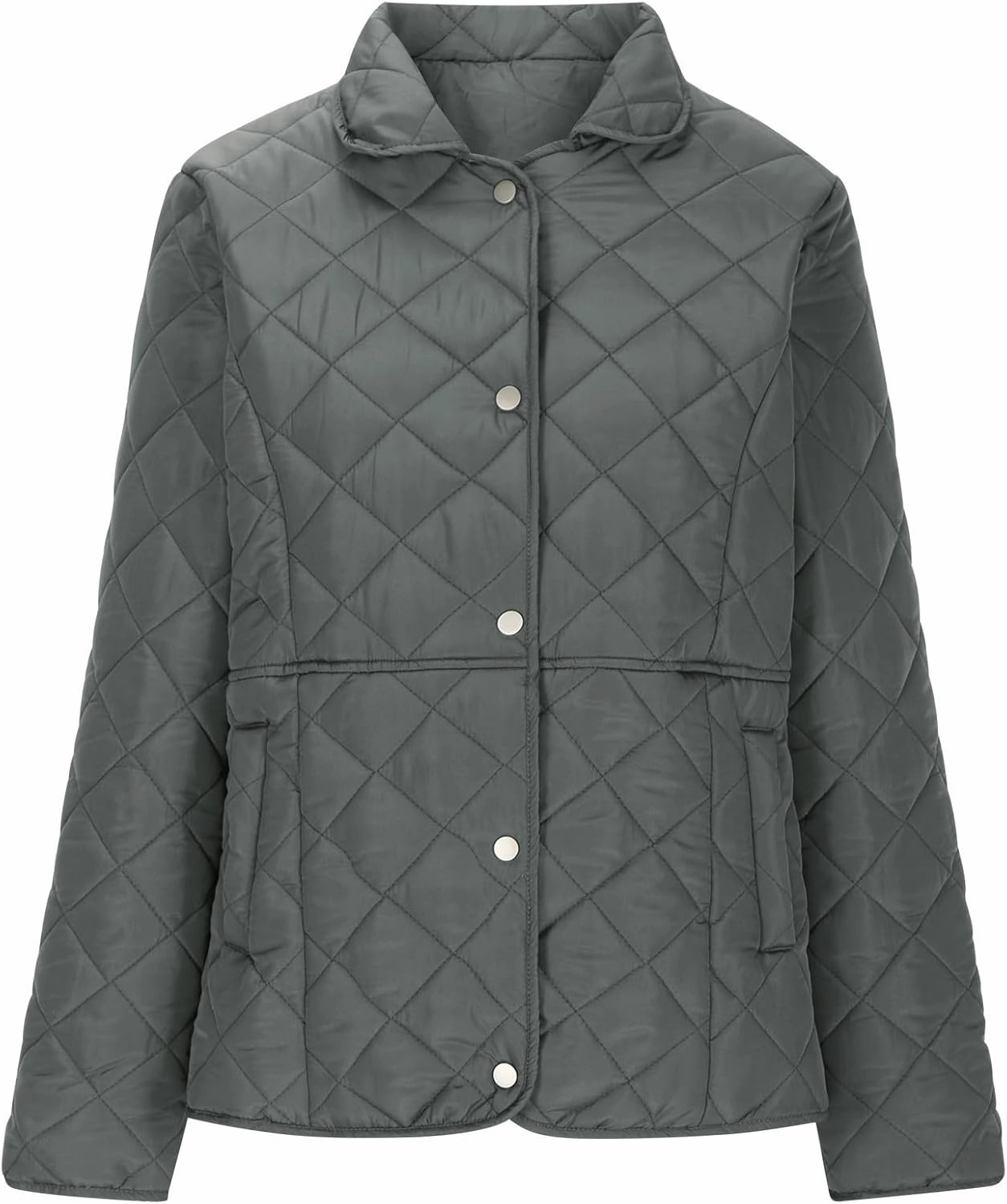 Ceboyel Women'S Quilted Barn Jackets 2024 Trendy Puffy Coats Quilted Bomber Jacket Lightweight Warm Winter Outerwear Clothing