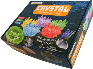 Channie’s Crystal Growing STEM Kit, STEM Science Kit for Girls & Boys Ages 8 & Up, 5 Colorful Crystal Kit for Hands-On Science Learning, Great Learning Set Gift Idea for Young Children