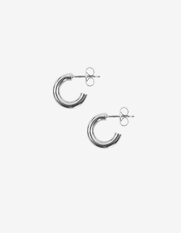 Classic Hoop Earrings - Sterling Silver